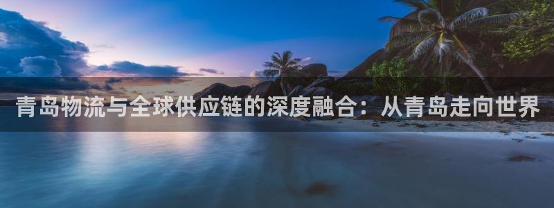 豪门国际正规吗：青岛物流与全球供应链的深度融合：从青岛走向世
